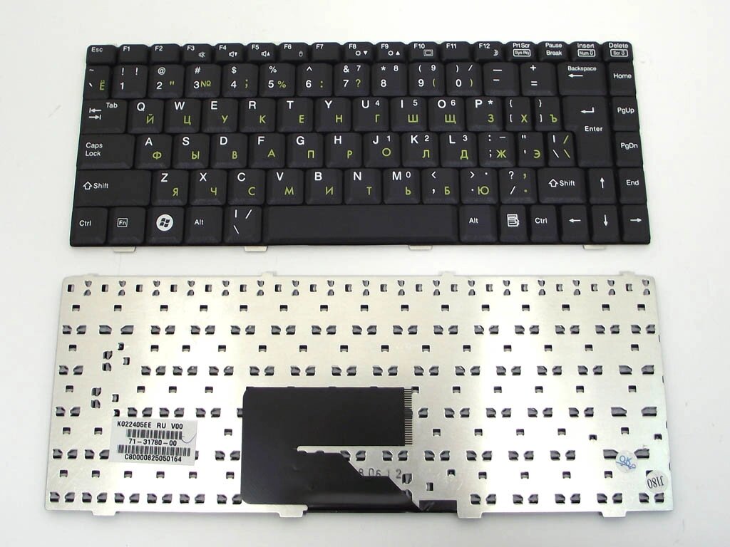 Клавіатура для Fujitsu Amilo V2030, V2035, V2055, V3515 (RU Black). Оригінал. від компанії Інтернет-магазин aventure - фото 1