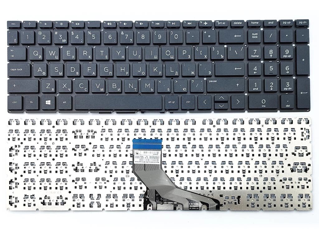 Клавіатура для HP 15-CS, 15-CN, 15-CX, 15-DA, 15-DB, 15-DX, 15-DR, 15-DK 17-BY 17-CA 17-CD 250 G7 G8, 255 G7 G8 (Black) від компанії Інтернет-магазин aventure - фото 1