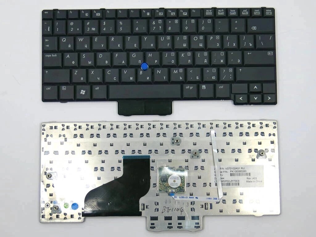 Клавіатура для HP Compaq 2510P (RU Black). Оригінал. від компанії Інтернет-магазин aventure - фото 1
