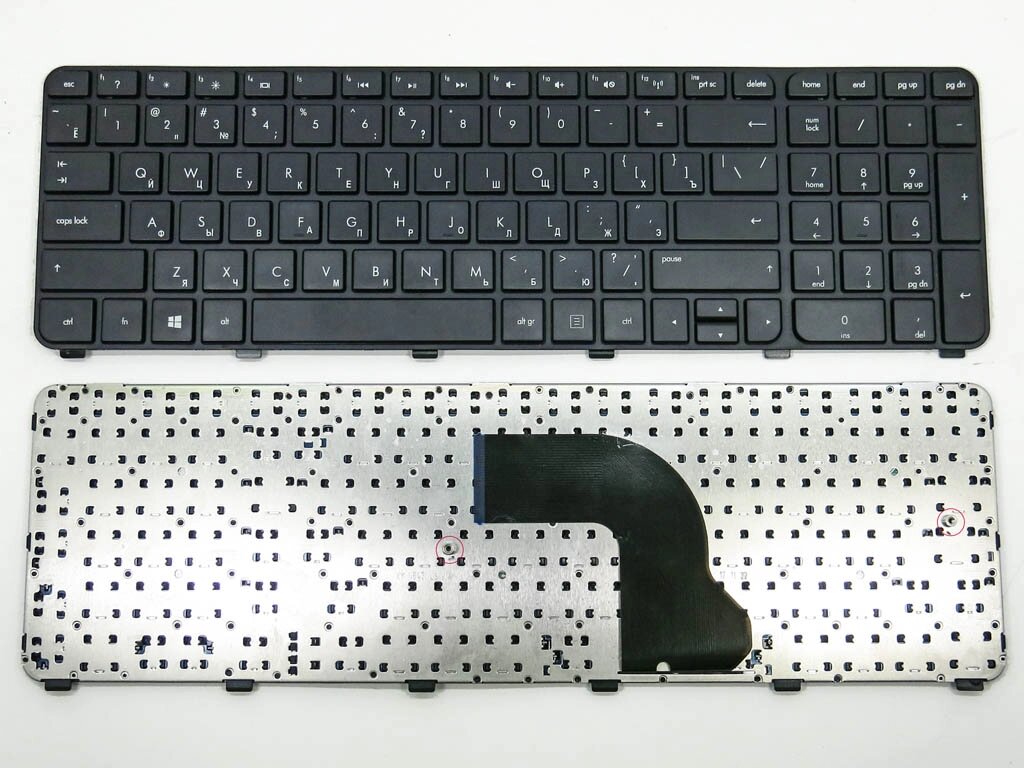 Клавіатура для HP DV7-7000, DV7-7100, DV7-7200, Envy M7-1000 (RU Black із рамкою). від компанії Інтернет-магазин aventure - фото 1