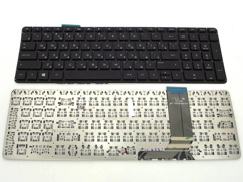 Клавіатура для HP ENVY 15-J, 15T-J, 15Z-J, 17-J, 17T-J Series (RU Black без рамки). від компанії Інтернет-магазин aventure - фото 1