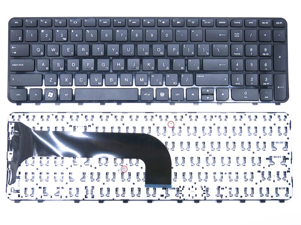 Клавіатура для HP envy M6, M6T, M6-1000, M6-1100, M6-1200 (RU Black Чорна рамка). від компанії Інтернет-магазин aventure - фото 1