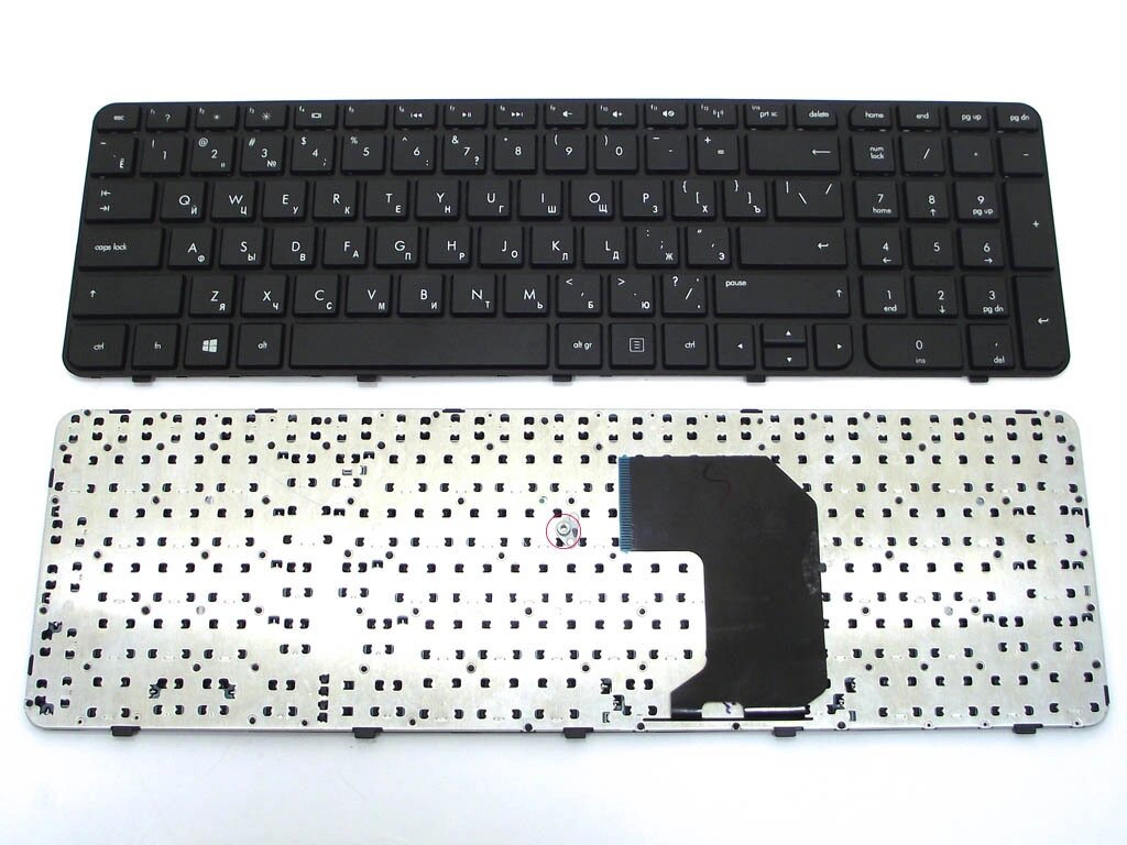 Клавіатура для HP G7-2000, G7-2100, G7-2200, G7-2300 (RU Black з рамкою). Оригінал. від компанії Інтернет-магазин aventure - фото 1