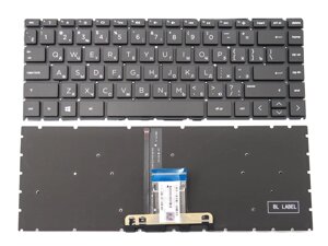 Клавіатура для HP Pavilion 14-CF 14S-CF 14-DK 14-DF 14S-DF, 240 G7 246 G7 (RU Black з підсвічуванням).