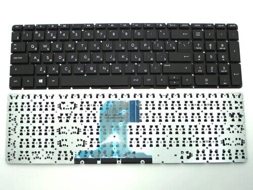 Клавіатура для HP Pavilion 15-AC, 15-AF, 15-AY; ProBook 250 G4, 255 G4, 250 G5, 255 G5, 256 G5 (RU Black Без Рамки). від компанії Інтернет-магазин aventure - фото 1