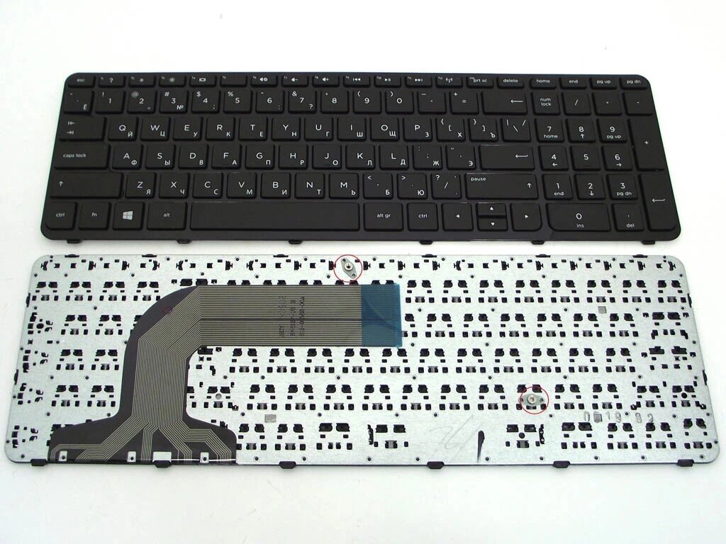 Клавіатура для HP Pavilion 17 17-E, 17-N Series (RU Black з рамкою). від компанії Інтернет-магазин aventure - фото 1