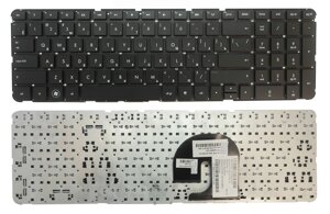 Клавіатура для HP (Pavilion: dv7-4000, dv7-4100, dv7-4200, dv7-4300, dv7-5000) rus, black, без фрейму