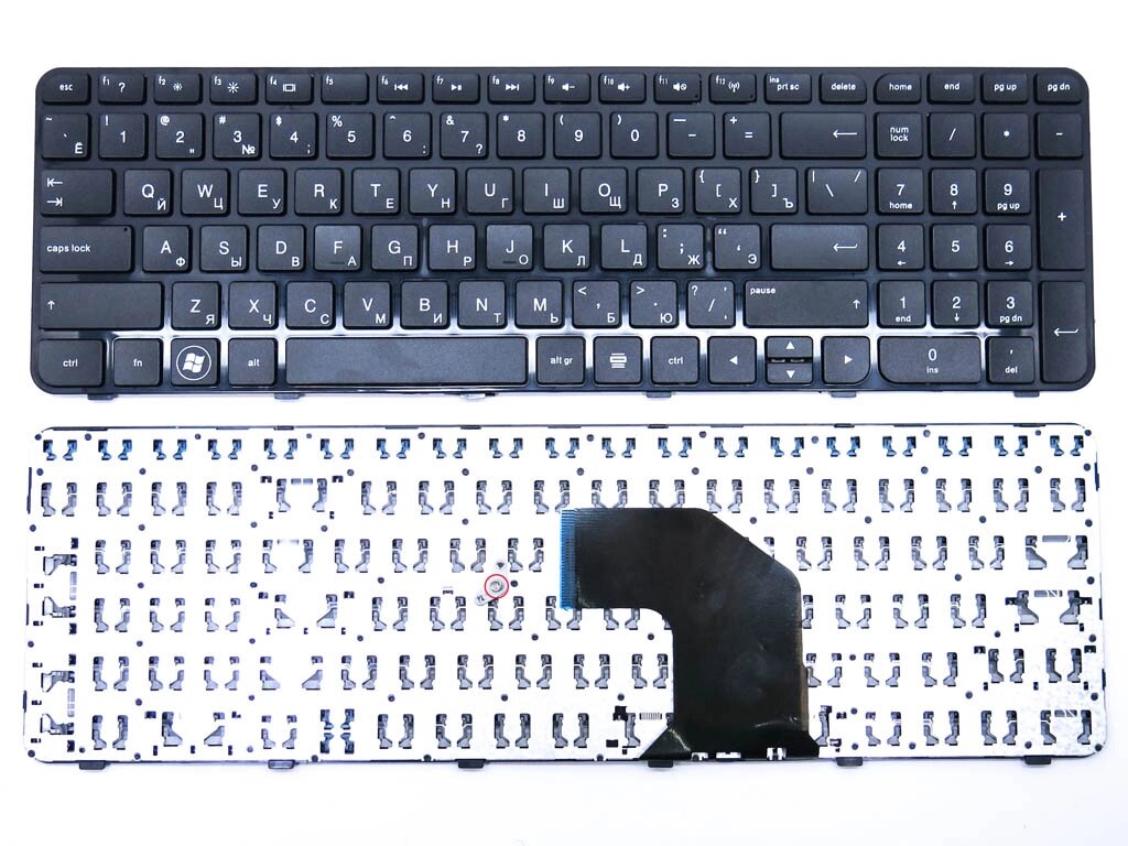 Клавіатура для HP Pavilion G6-2000 series/ G6T-2000 чорна + російська +рамка OEM від компанії Інтернет-магазин aventure - фото 1