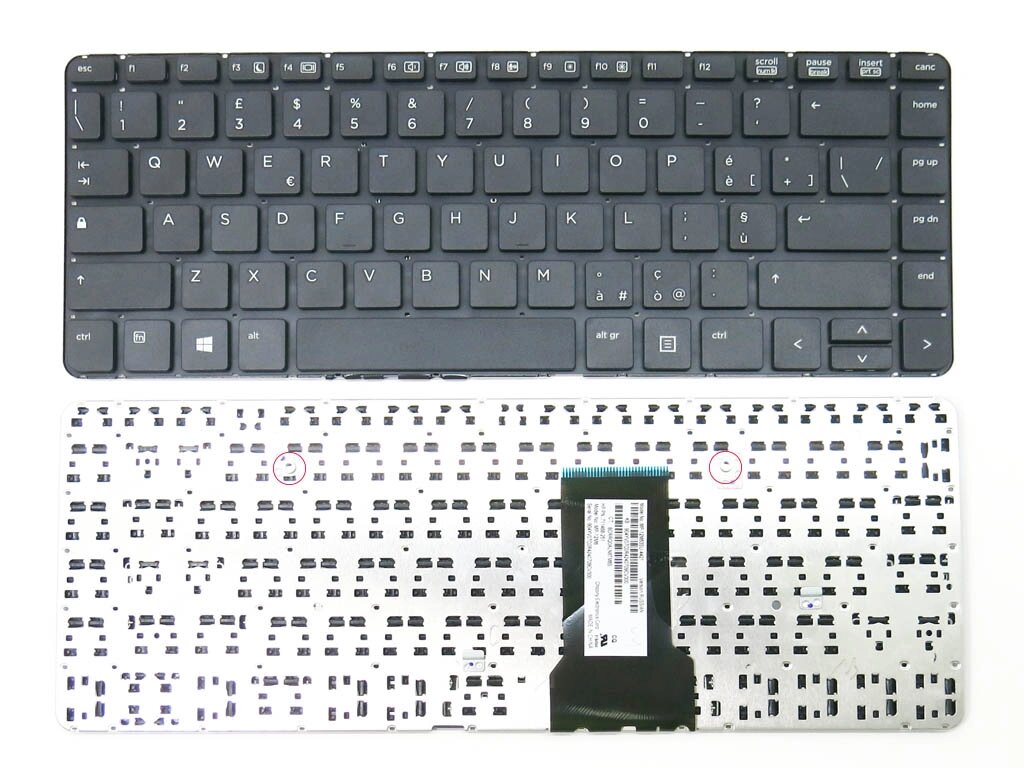 Клавіатура для HP ProBook 430 G1 (US + RU (наклейки) Black). Оригінал. від компанії Інтернет-магазин aventure - фото 1