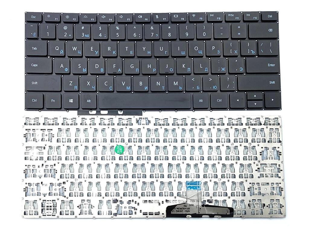 Клавіатура для Huawei MateBook 13 W19 HN-W19R HN-W19L WRT-W09 WRT-W19 W29 (RU Black) від компанії Інтернет-магазин aventure - фото 1