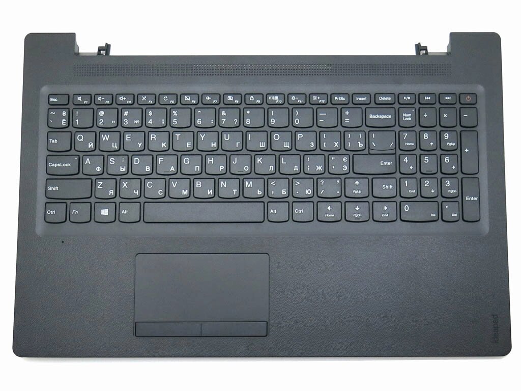 Клавіатура для Lenovo IdeaPad 110-15IBR, 110-15ACL, 110-15AST (RU Black з кришкою Black). від компанії Інтернет-магазин aventure - фото 1