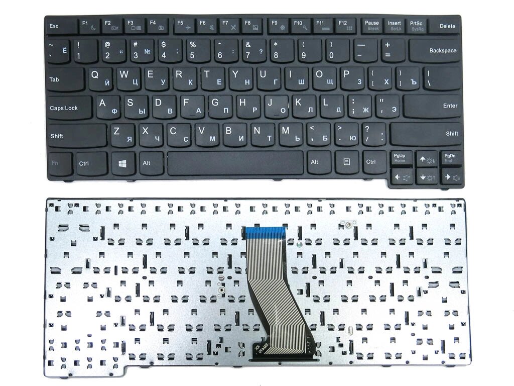 Клавіатура для LENOVO IdeaPad E40-70, E40-30, E40-45, E40-80, E40-81, E41-70, E41-80 (RU Black з рамкою) від компанії Інтернет-магазин aventure - фото 1