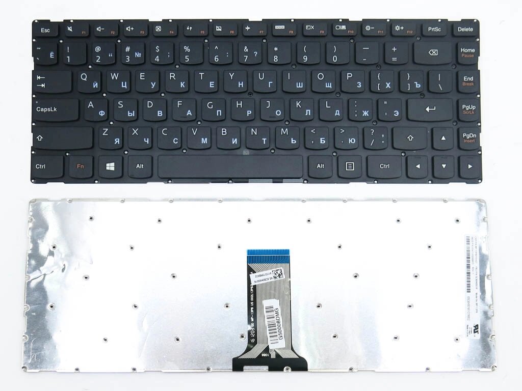 Клавіатура для LENOVO IdeaPad S41-70, S41-35, S41-75, U41-70 (RU Black, без рамки). Оригінал. від компанії Інтернет-магазин aventure - фото 1