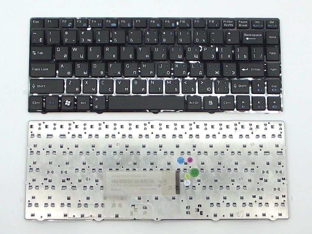 Клавіатура для MSI CX420, CX420MX, X350, X360, X370 (RU black). (V111822AK1). Оригінал. від компанії Інтернет-магазин aventure - фото 1