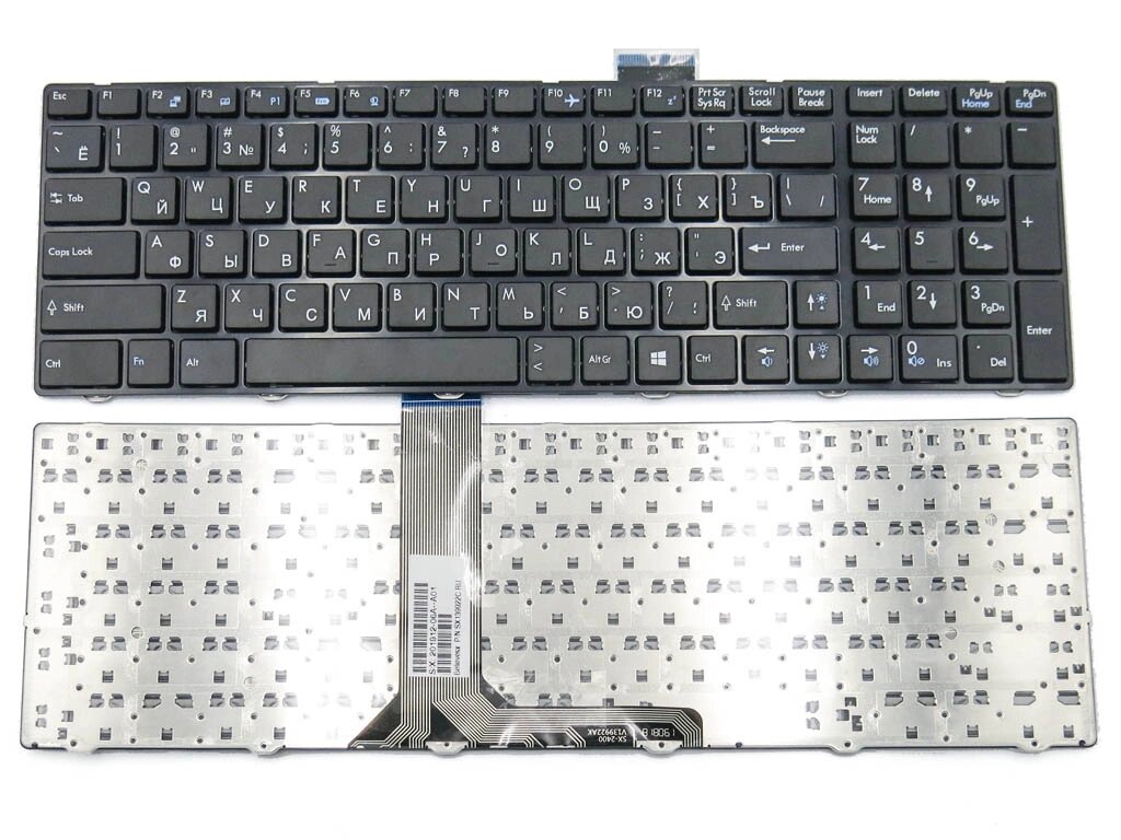 Клавіатура для MSI GE60, GE70, GP60, GP70, CR61, CR70, CX70 (RU black) від компанії Інтернет-магазин aventure - фото 1
