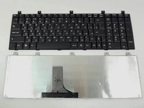 Клавіатура для MSI MegaBook L715, L725, MS-1036 (RU Black). Оригінал. від компанії Інтернет-магазин aventure - фото 1