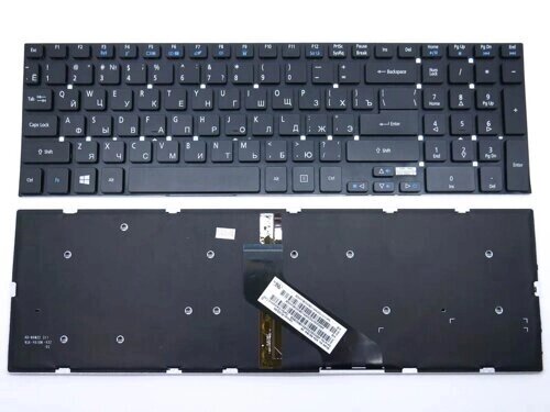 Клавіатура для ноутбука Acer Aspire 5830, 5830G, 5830T, 5755G, E1-522, E1-530G, E1-532, E1-731, V3-531, V3-551G, V3-571G від компанії Інтернет-магазин aventure - фото 1