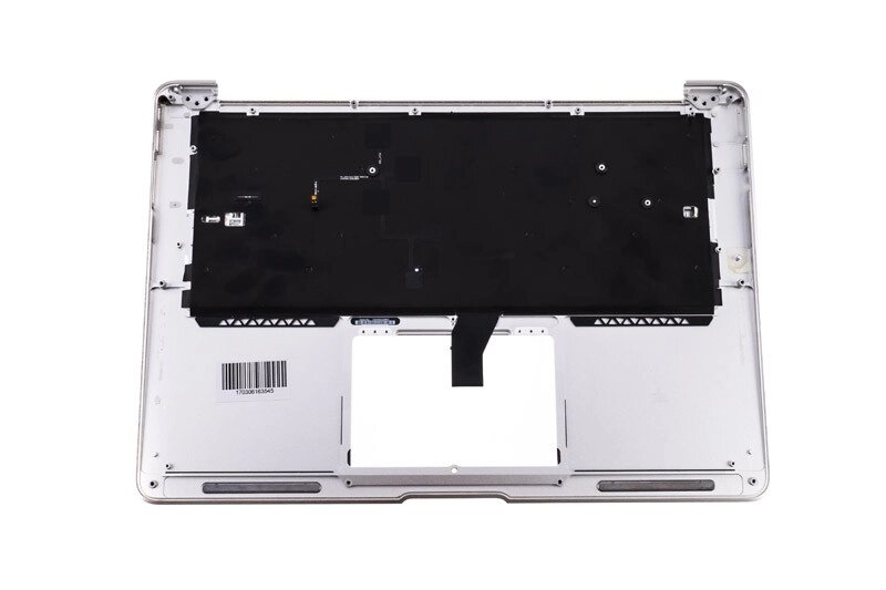 Клавіатура для ноутбука APPLE (A1466 (2012) Keyboard+передня панель) eng, silver, small enter від компанії Інтернет-магазин aventure - фото 1