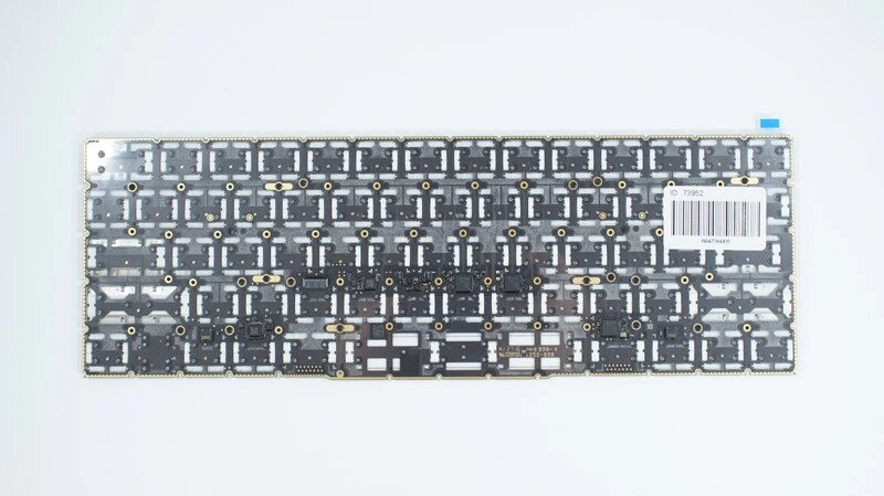 Клавіатура для ноутбука APPLE (MacBook Pro Retina: A1706, A1707 (2016-2017)) rus, black, SMALL Enter (оригінал), від компанії Інтернет-магазин aventure - фото 1