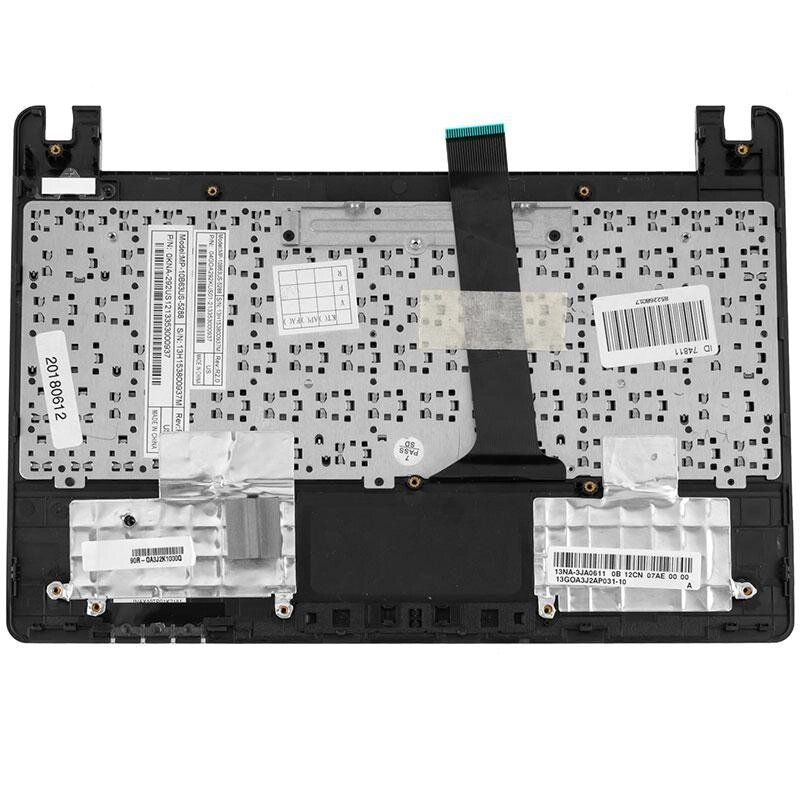 Клавіатура для ноутбука ASUS (EeePC: 1011, 1015, 1016, 1018 Keyboard+Touchpad+передня панель) rus, black від компанії Інтернет-магазин aventure - фото 1