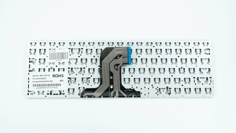 Клавіатура для ноутбука HP (250 G4, 255 G4 series) rus, black, без фрейма від компанії Інтернет-магазин aventure - фото 1