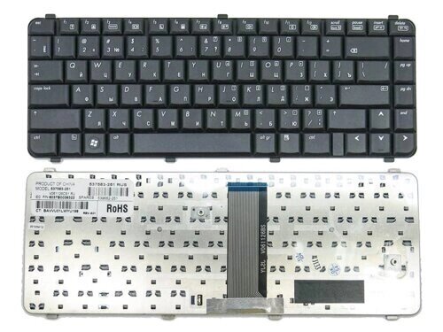 Клавіатура для ноутбука HP Compaq 511, 610, 515, 516, 610, 615, CQ510, CQ610, CQ615 (RU Black). Оригінальна клавіатур від компанії Інтернет-магазин aventure - фото 1