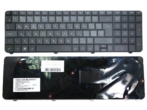 Клавіатура для ноутбука HP Compaq G72, CQ72 (RU Black). Оригінальна клавіатура. Російська розкладка. від компанії Інтернет-магазин aventure - фото 1