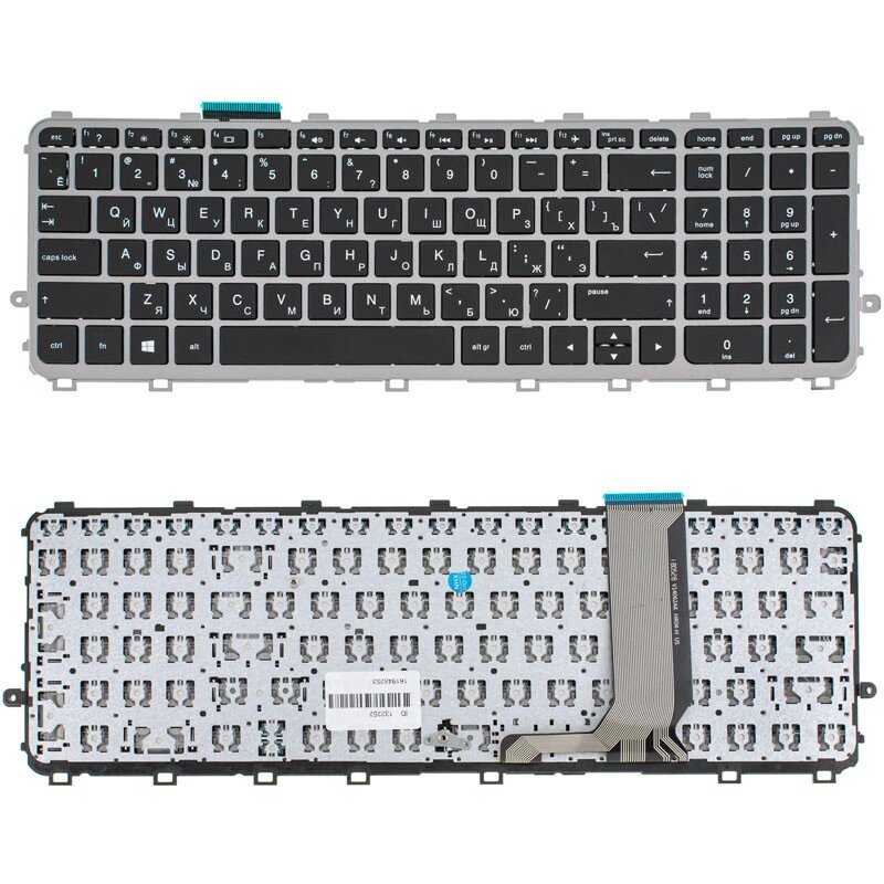 Клавіатура для ноутбука HP (Envy: 15-J, 15T-J, 15Z-J, 17-J, 17T-J series) rus, silver від компанії Інтернет-магазин aventure - фото 1