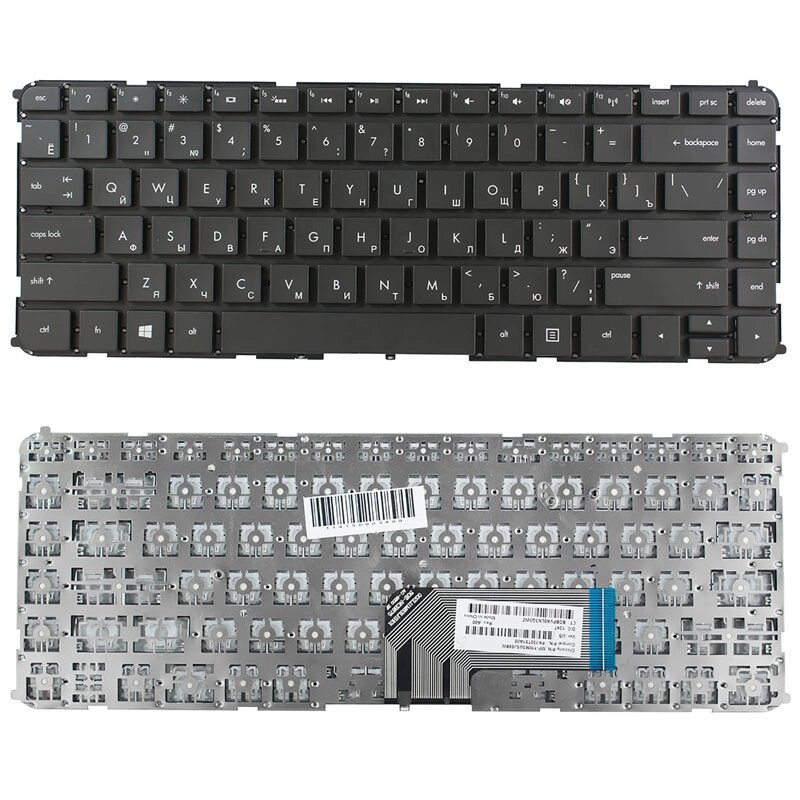 Клавіатура для ноутбука HP (Envy: 4-1000, 4t-1000, 6-1000, 6t-1000) rus, black, без фрейма від компанії Інтернет-магазин aventure - фото 1