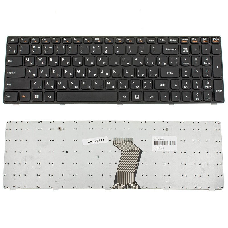 Клавіатура для ноутбука LENOVO (G500, G505, G510, G700, G710) rus, black від компанії Інтернет-магазин aventure - фото 1