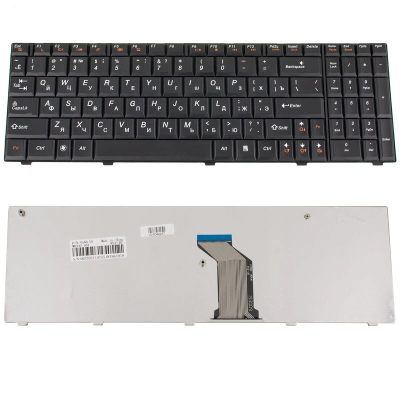 Клавіатура для ноутбука LENOVO (G560, G565) rus, black від компанії Інтернет-магазин aventure - фото 1