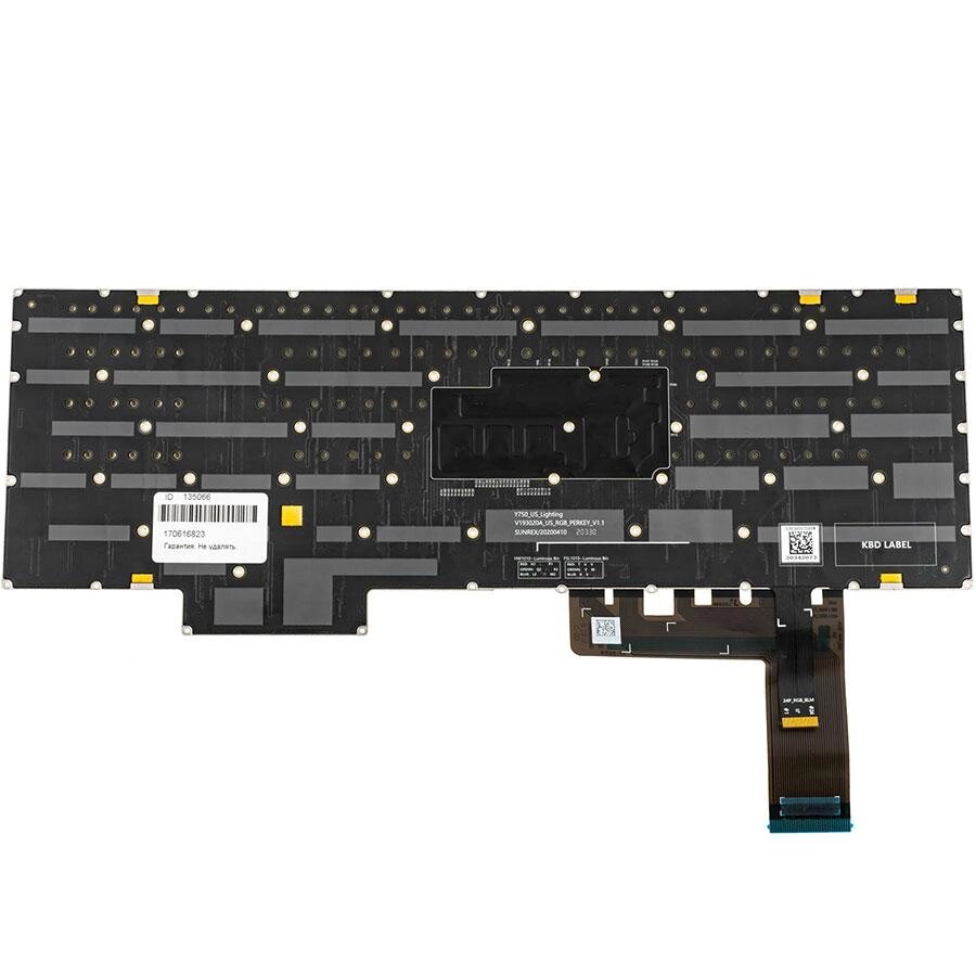 Клавіатура для ноутбука LENOVO (Legion: S7-16), рус, чорна, без фрейма, підсвітка клавіш (RGB) від компанії Інтернет-магазин aventure - фото 1