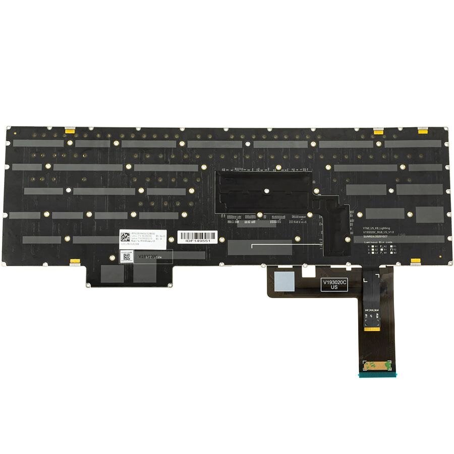 Клавіатура для ноутбука LENOVO (Legion: S7-16 series), rus, black, без фрейма, підсвітка клавіш (RGB Per-key) від компанії Інтернет-магазин aventure - фото 1