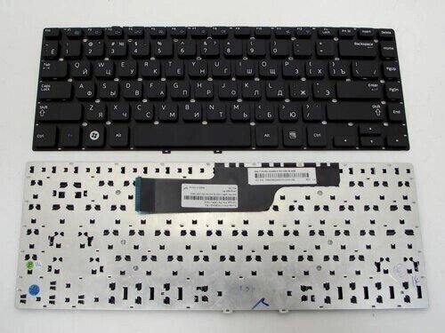 Клавіатура для ноутбука Samsung NP350V4C NP355V4 350V4C 355V4C Series 14.0 (RU Black, Без рамки). Оригінальна клавіатур від компанії Інтернет-магазин aventure - фото 1