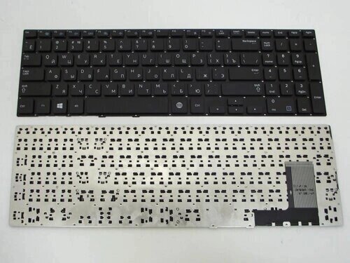 Клавіатура для ноутбука Samsung NP370R5E, 370R5E, NP510R5E, 450R5E, 450R5V Series 15.6 (RU Black, Без рамки). оригінал від компанії Інтернет-магазин aventure - фото 1