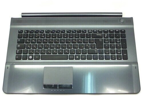 Клавіатура для ноутбука Samsung RC710, RC711 (RU Black з кришкою корпусу). Оригінальна клавіатура. Російська розкладка. від компанії Інтернет-магазин aventure - фото 1