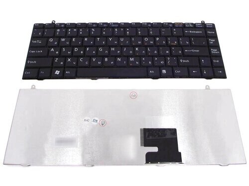 Клавіатура для ноутбука Sony VGN-FZ, FZ, FZ150E, FZ160E, FZ180E, FZ190, FZ220E, FZ230E, FZ240E, FZ250E (RU Black). (V070 від компанії Інтернет-магазин aventure - фото 1