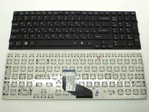 Клавіатура для ноутбука Sony VPC-F219FC, VPCF217, VPCF219 Series (RU Black). Оригінальна клавіатура. Російська розкладка від компанії Інтернет-магазин aventure - фото 1