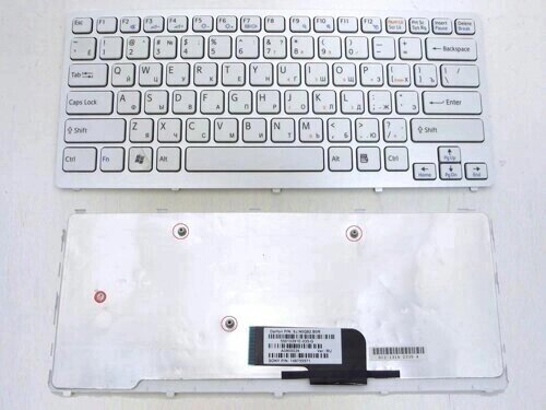Клавіатура для ноутбука Sony VPCCW, VPCCW Series (RU White). (9J. N0Q82. B0R, 148755571) Оригінальна клавіатура. від компанії Інтернет-магазин aventure - фото 1