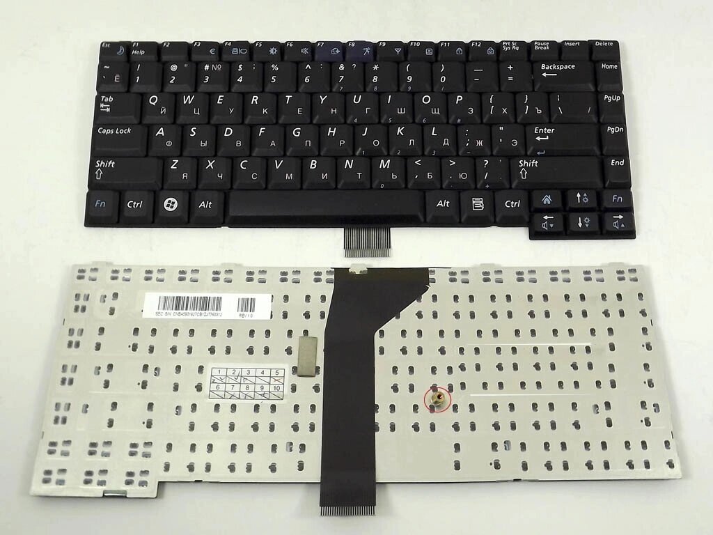 Клавіатура для Samsung G10 (RU Black) від компанії Інтернет-магазин aventure - фото 1