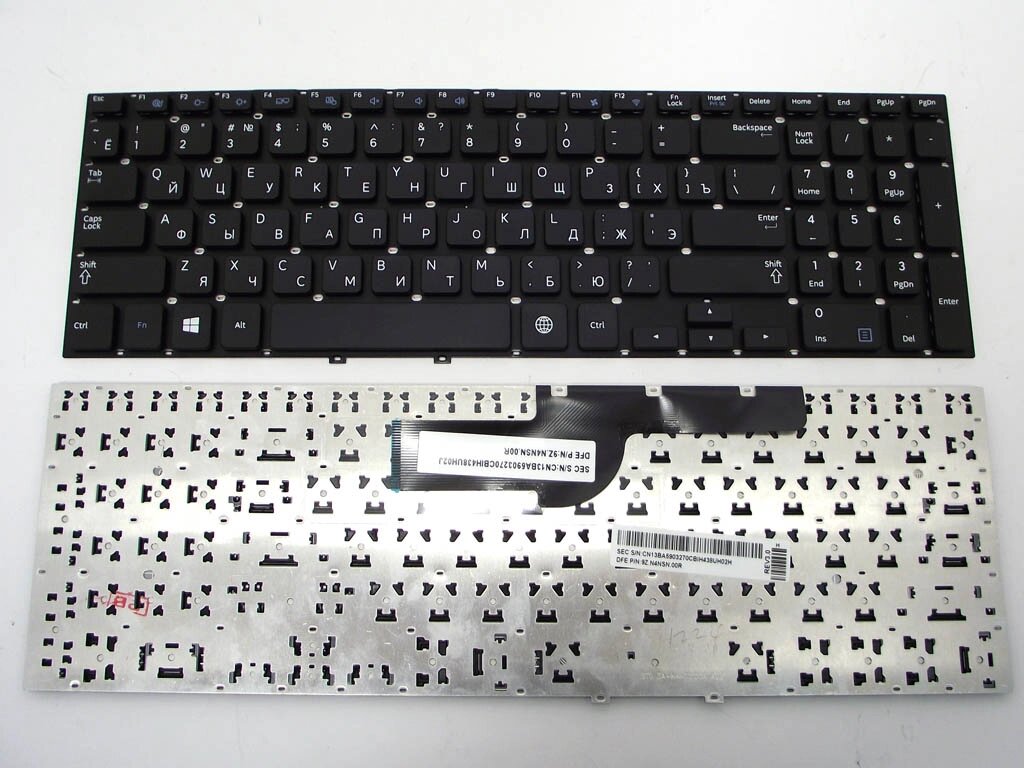 Клавіатура для Samsung NP350V5C/ NP355V5C/ NP355E5C чорна + російська оригінал від компанії Інтернет-магазин aventure - фото 1
