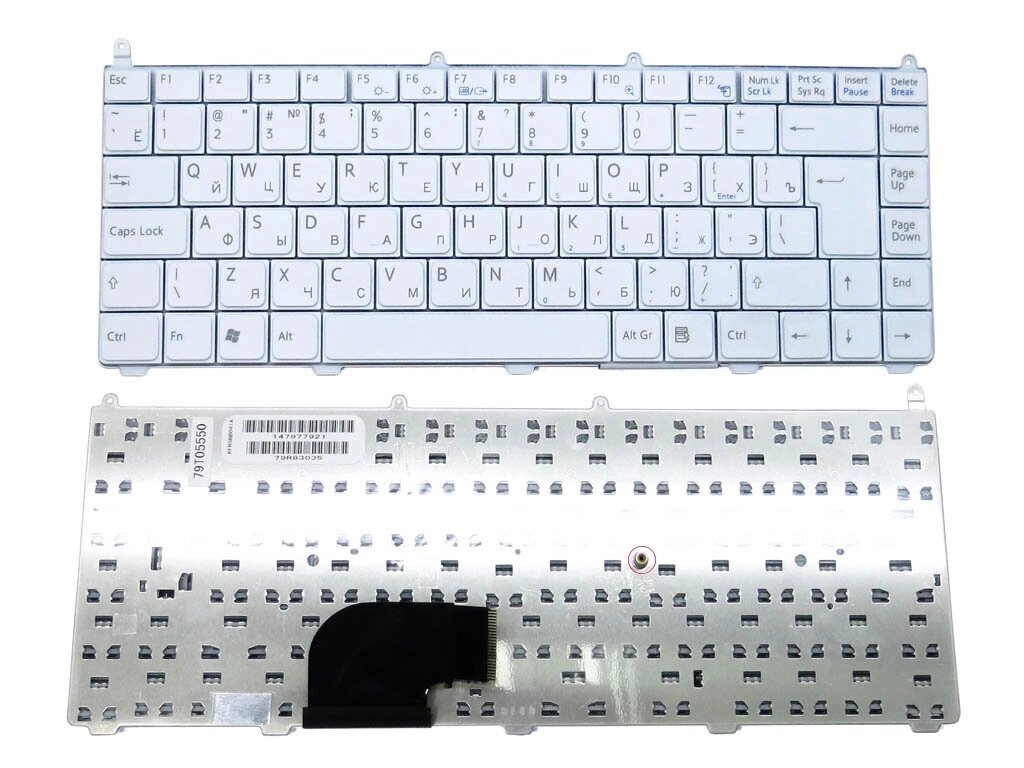 Клавіатура для SONY VGN-AR, VGN-FE Series (RU White). Оригінал. від компанії Інтернет-магазин aventure - фото 1
