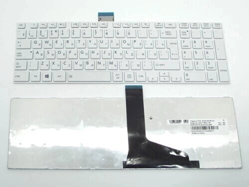 Клавіатура для Toshiba Satellite L850, L855, L870, L875, C850, C855, C870, C875 (RU White з рамкою). Оригінал. від компанії Інтернет-магазин aventure - фото 1