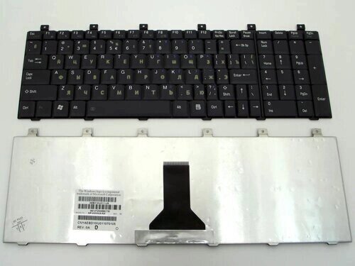 Клавіатура для Toshiba Satellite M60, M65, P100, P105 Pro, L105 (RU Black). (MP-03233SU-920) від компанії Інтернет-магазин aventure - фото 1