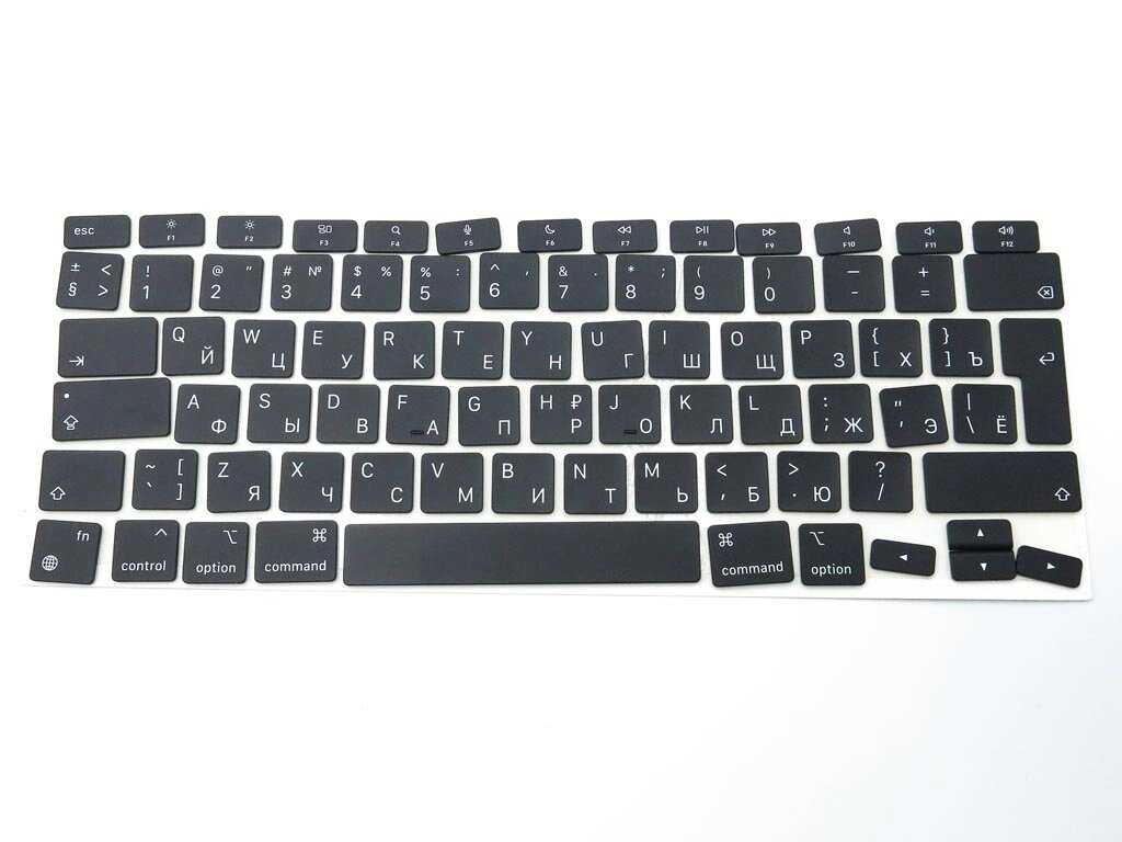 Клавіші клавіатури APPLE A2337 Macbook Air M1 13 "(2020) (RU BLACK, BIG Enter). Комплект кнопок. від компанії Інтернет-магазин aventure - фото 1
