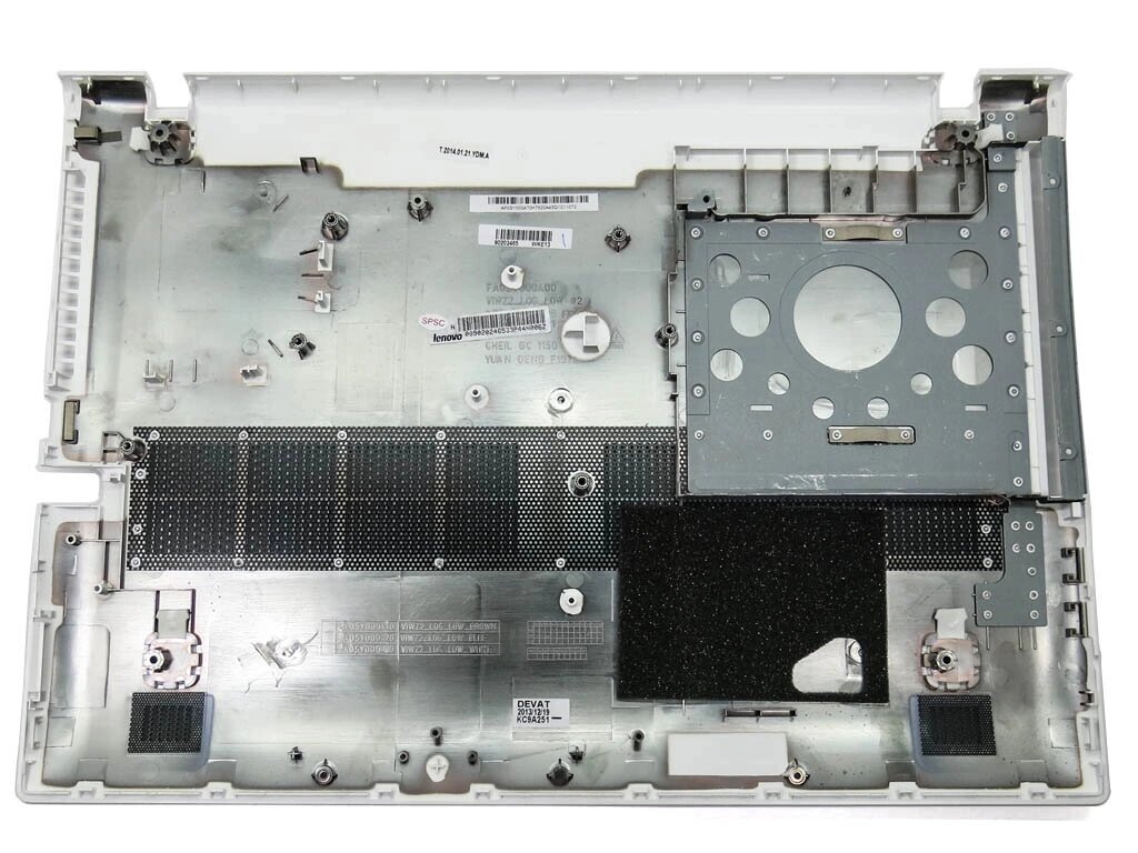 Корпус для ноутбука Lenovo Z500, P500, B500 White (Нижня кришка (корито)). від компанії Інтернет-магазин aventure - фото 1