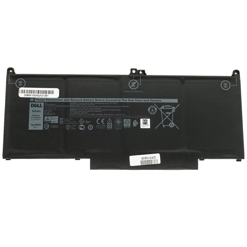 Оригінальна батарея для ноутбука DELL MXV9V (Latitude 13 5300, 13 7300, 7400) 7.6V 7500mAh 60Wh Black від компанії Інтернет-магазин aventure - фото 1