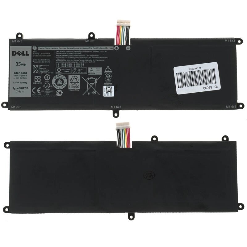 Оригінальна батарея для ноутбука DELL VHR5P (Latitude 11 5175, 5179) 7.6V 35Wh Black від компанії Інтернет-магазин aventure - фото 1