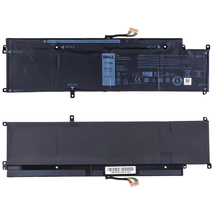Оригінальна батарея для ноутбука DELL XCNR3 (Latitude 13: 7370) 7.6V 4250mAh 34Wh Black від компанії Інтернет-магазин aventure - фото 1