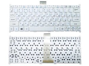 Клавіатура для ноутбука Acer Aspire ES1-111, ES1-111M, ES1-131, ES1-311, ES1-331 (RU White).